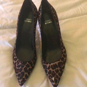 Stuart Weitzman leopard heels